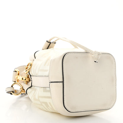 Fendi TPU FF Vitello Grace F is Fendi Mini Mon Tresor Bucket Bag White 4 of 9