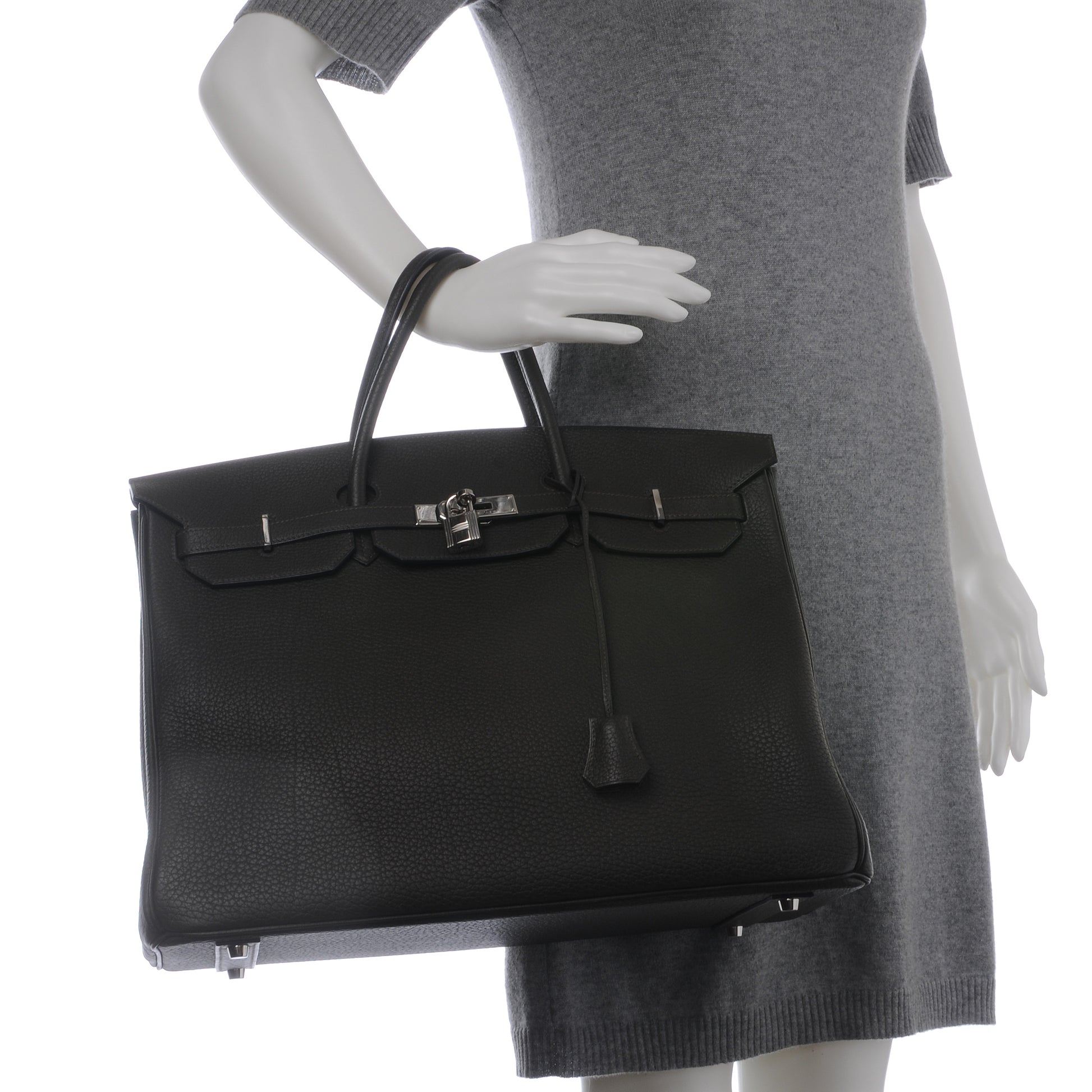 Hermes Togo Birkin 40 Vert Bronze 2 of 9