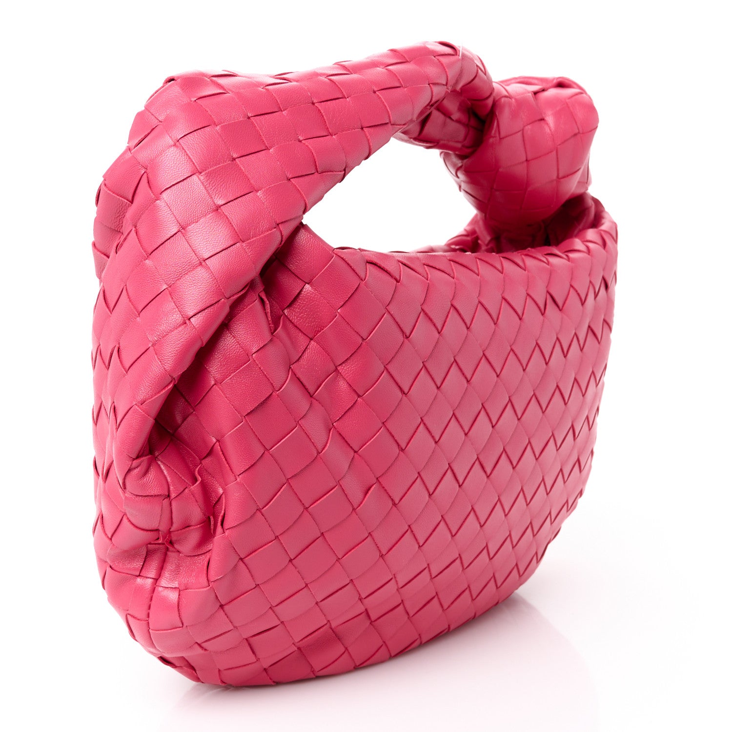 Bottega Veneta Nappa Intrecciato Teen Jodie Hobo Cranberry 3 of 10