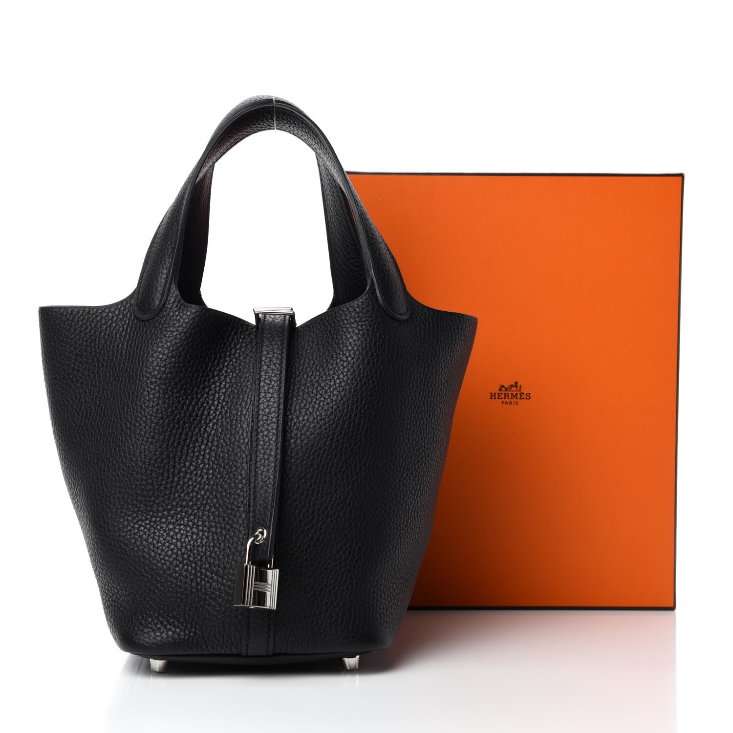 Hermes Taurillon Clemence Picotin Lock 18 PM Black 11 of 11
