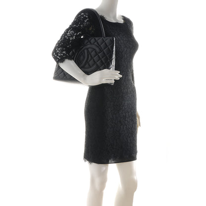 Chanel Caviar Medallion Tote Black 2 of 8