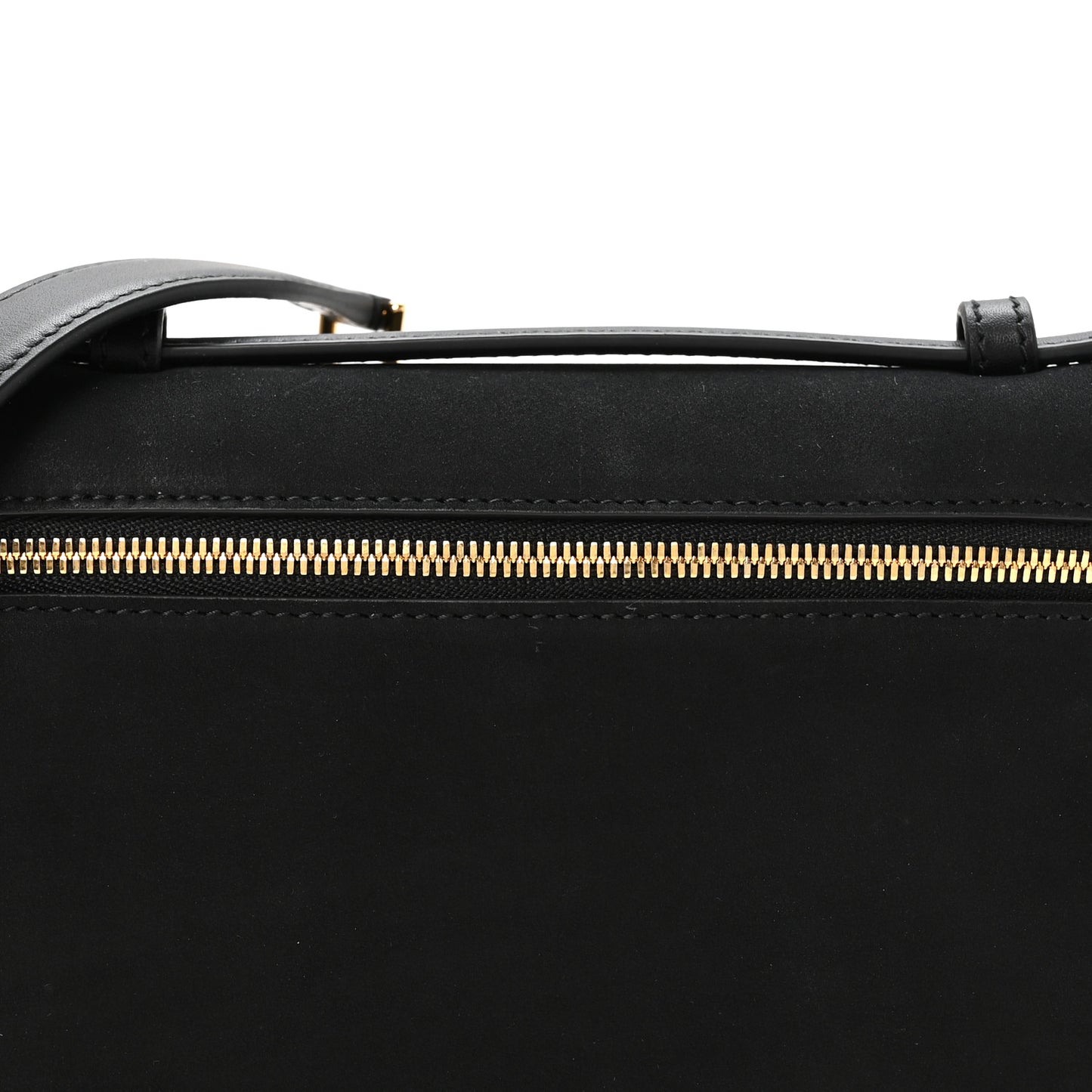Nubuck L19 Extra Pocket Pouch Black Sun Gold