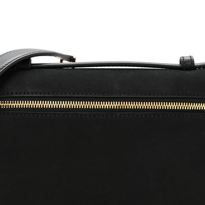 Loro Piana Nubuck L19 Extra Pocket Pouch Black Sun Gold 7 of 10