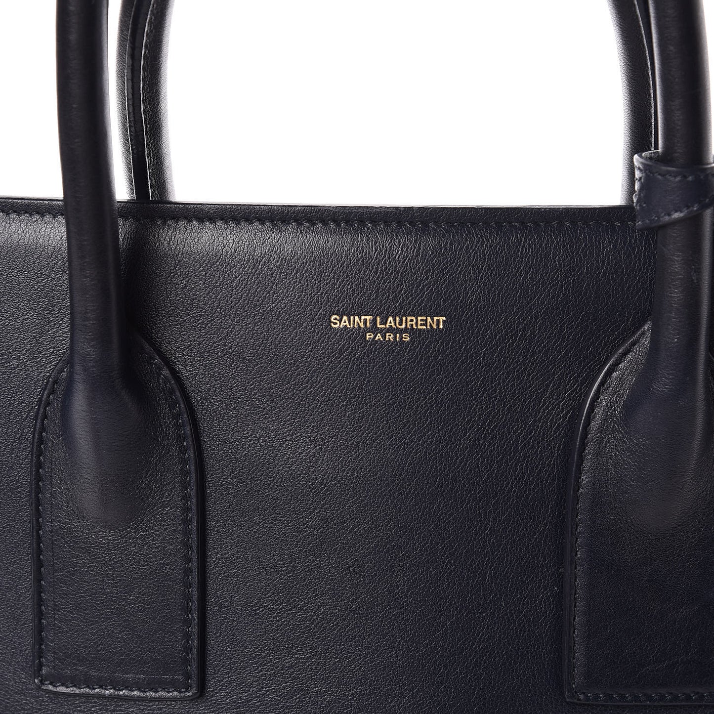 Calfskin Large Sac De Jour Carryall Navy Blue