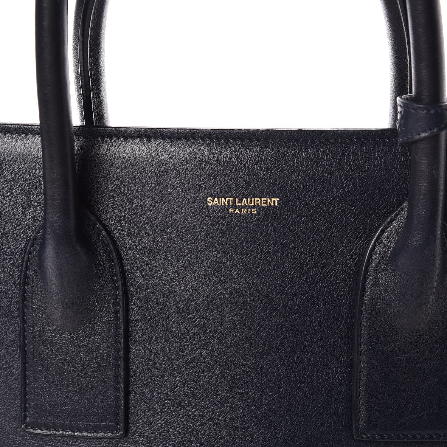 Saint Laurent Calfskin Large Sac De Jour Carryall Navy Blue 11 of 11