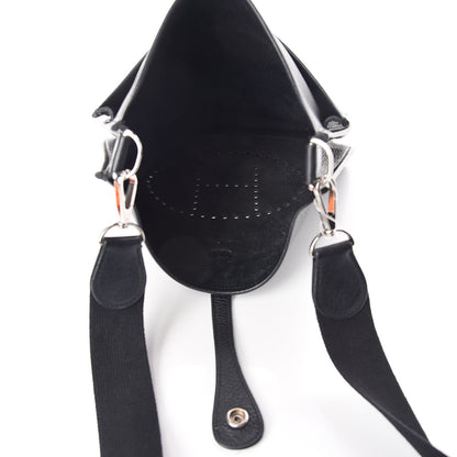 Hermes Taurillon Clemence Evelyne II PM Black 6 of 9