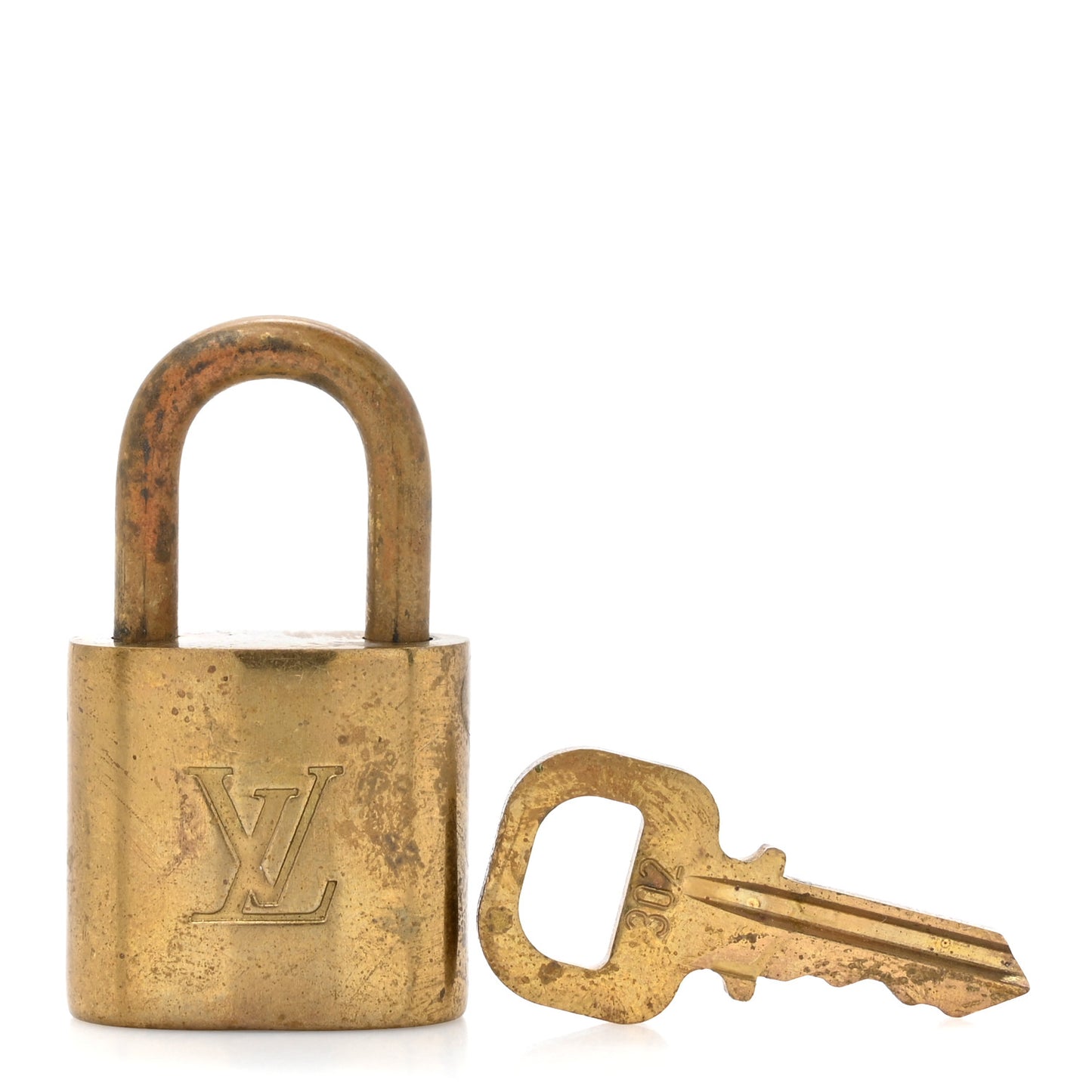 Brass Lock and Key Set 302