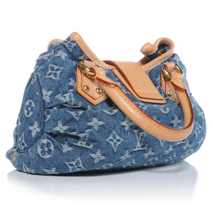 Louis Vuitton Denim Pleaty Blue 3 of 7