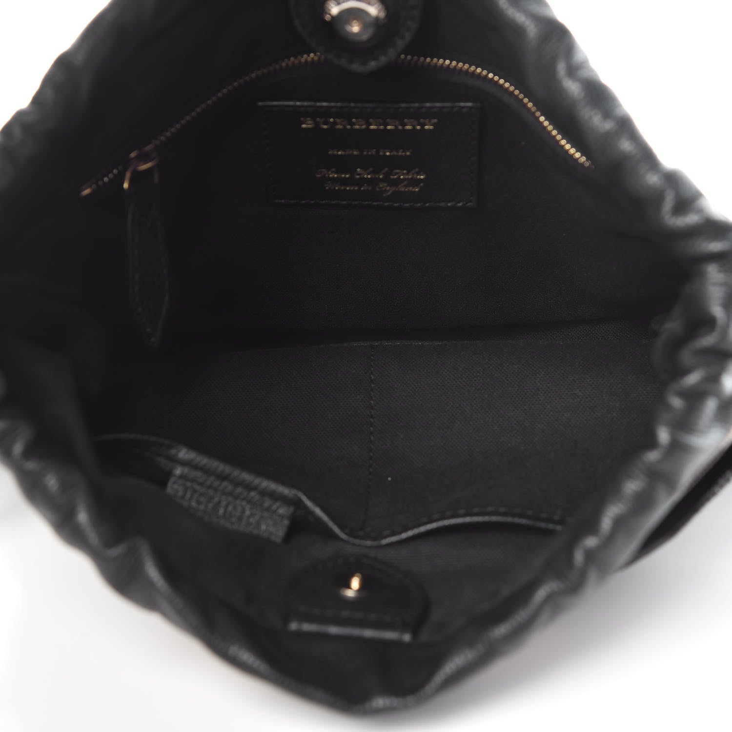 Burberry Calfskin House Check Little Crush Black 5 of 11