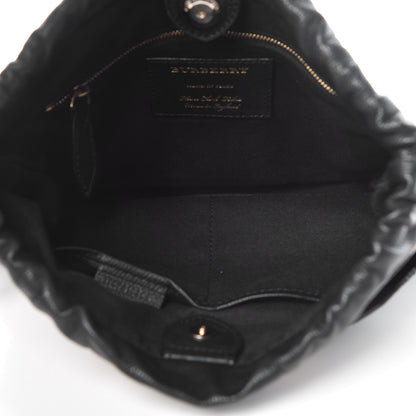 Burberry Calfskin House Check Little Crush Black 5 of 11