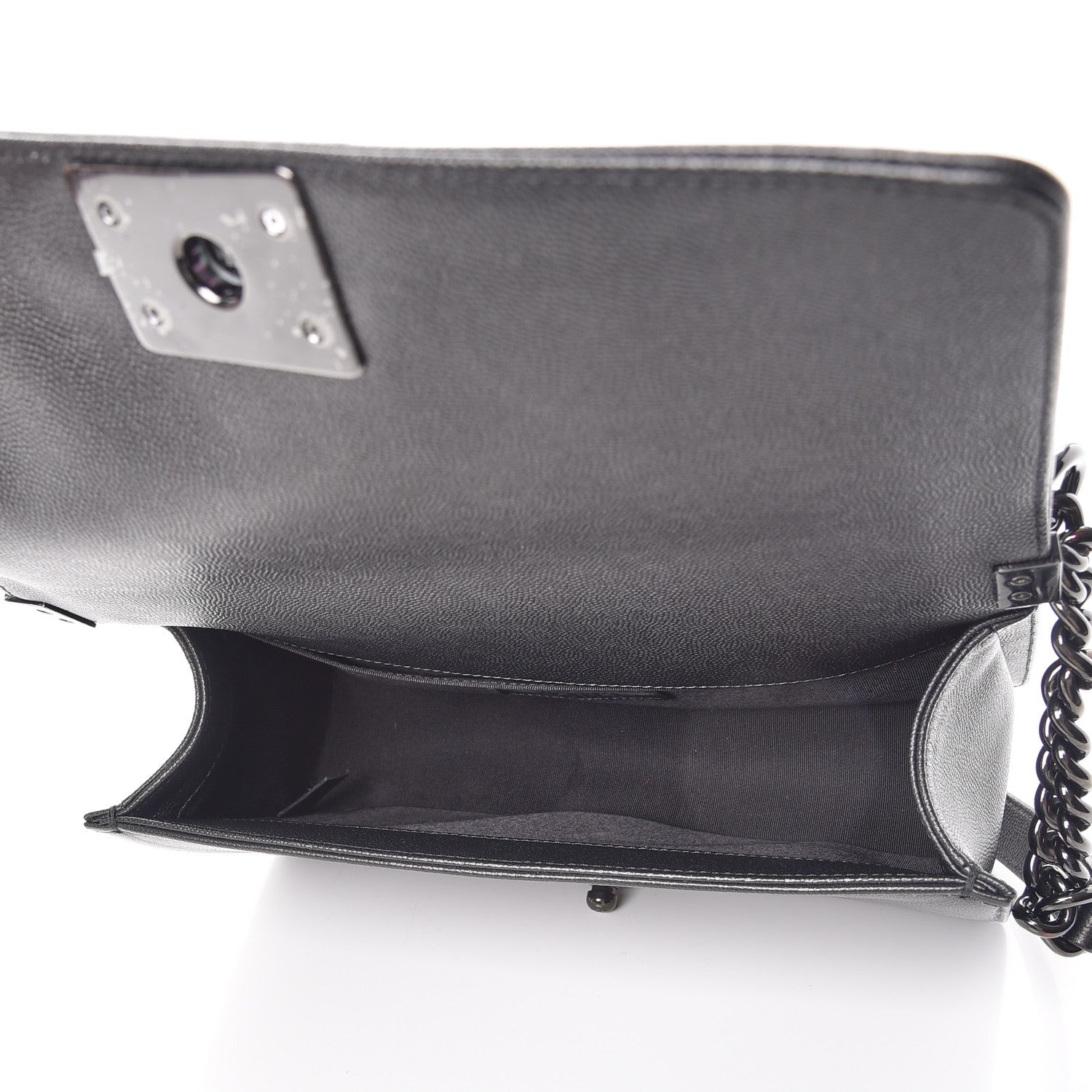 Chanel Caviar Quilted Medium Boy Flap So Black 6 of 9