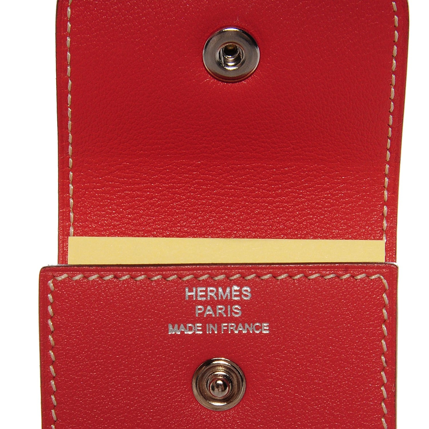 Hermes Swift Post It Notepad Holder PM w Refill Sanguine 6 of 7