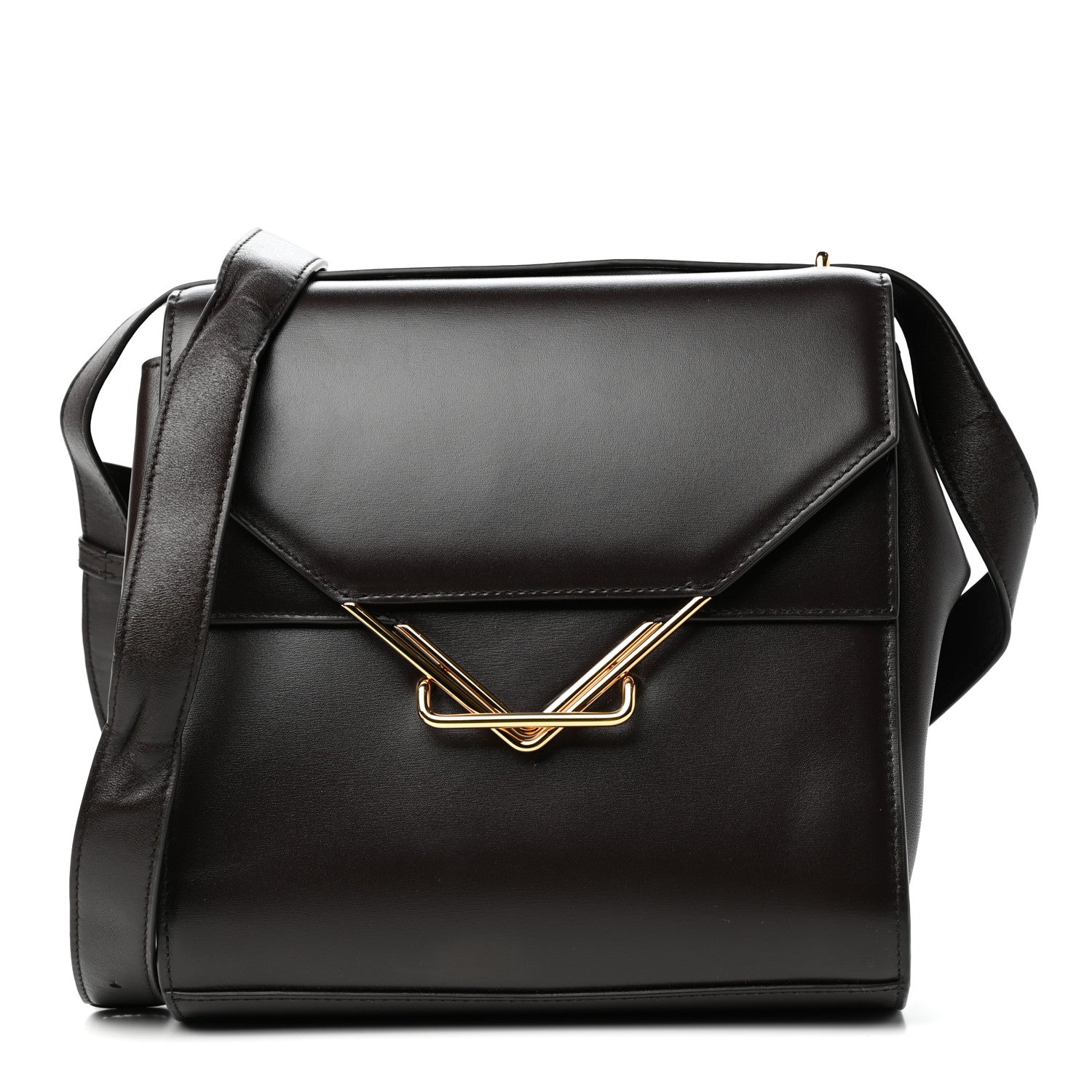 Bottega Veneta Box Calfskin Nappa Clip Bag Fondant 1 of 9