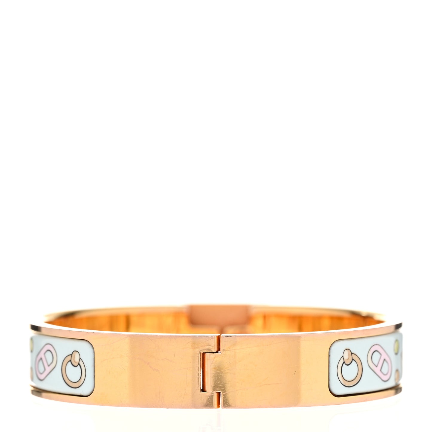 Enamel Narrow Clic Cadenas Locky Me Bracelet PM Songe Pastel