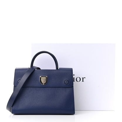 Christian Dior Bullcalf Medium Diorever Flap Navy 16 of 16