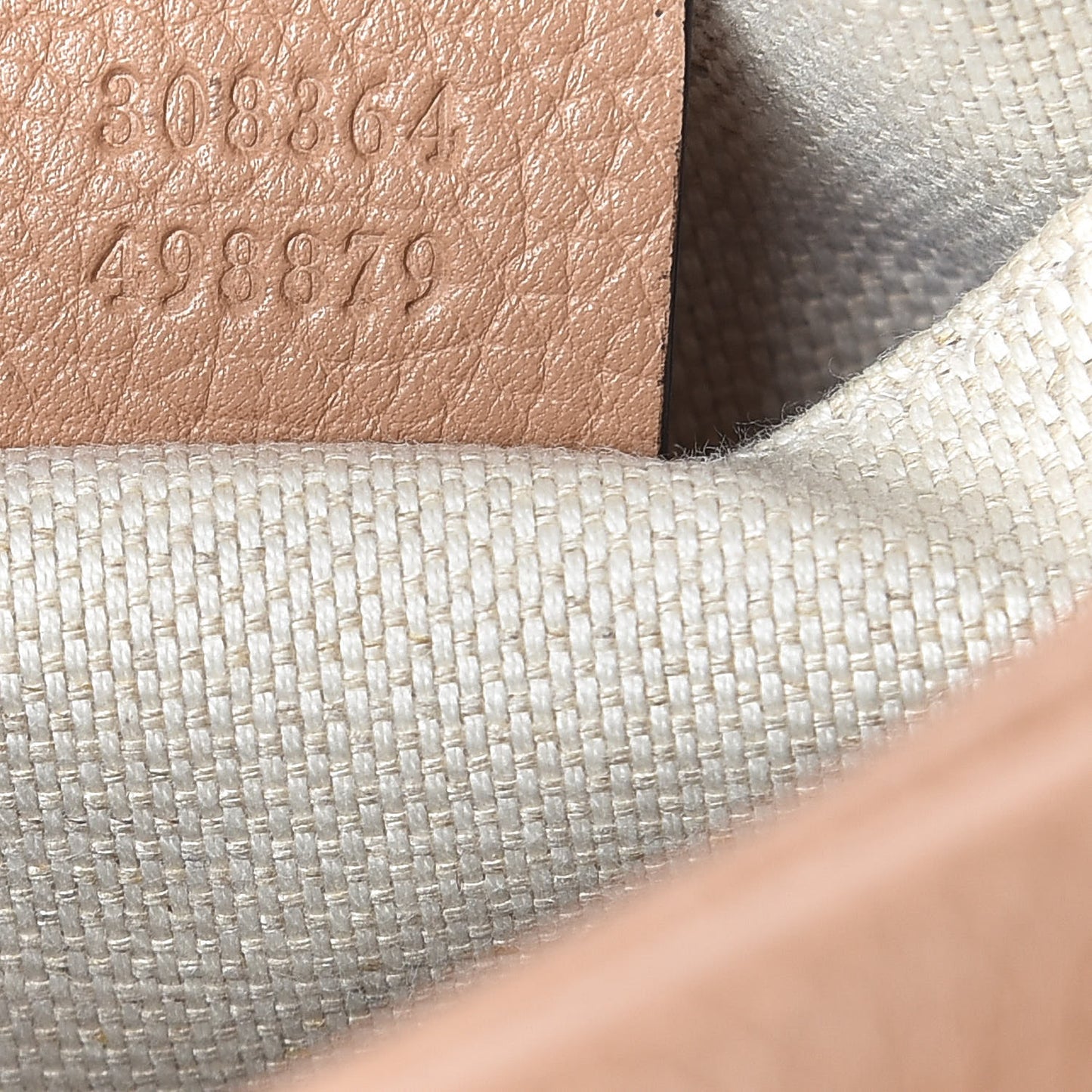 Pebbled Calfskin Small Soho Disco Bag Camelia