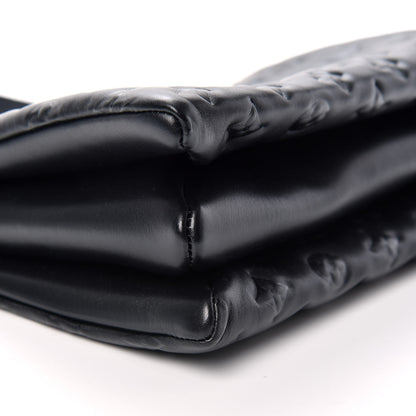 Louis Vuitton Lambskin Embossed Monogram Coussin PM Black 7 of 10