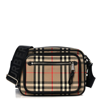 Burberry Vintage Check Calfskin Small Camera Bag Archive Beige 1 of 12