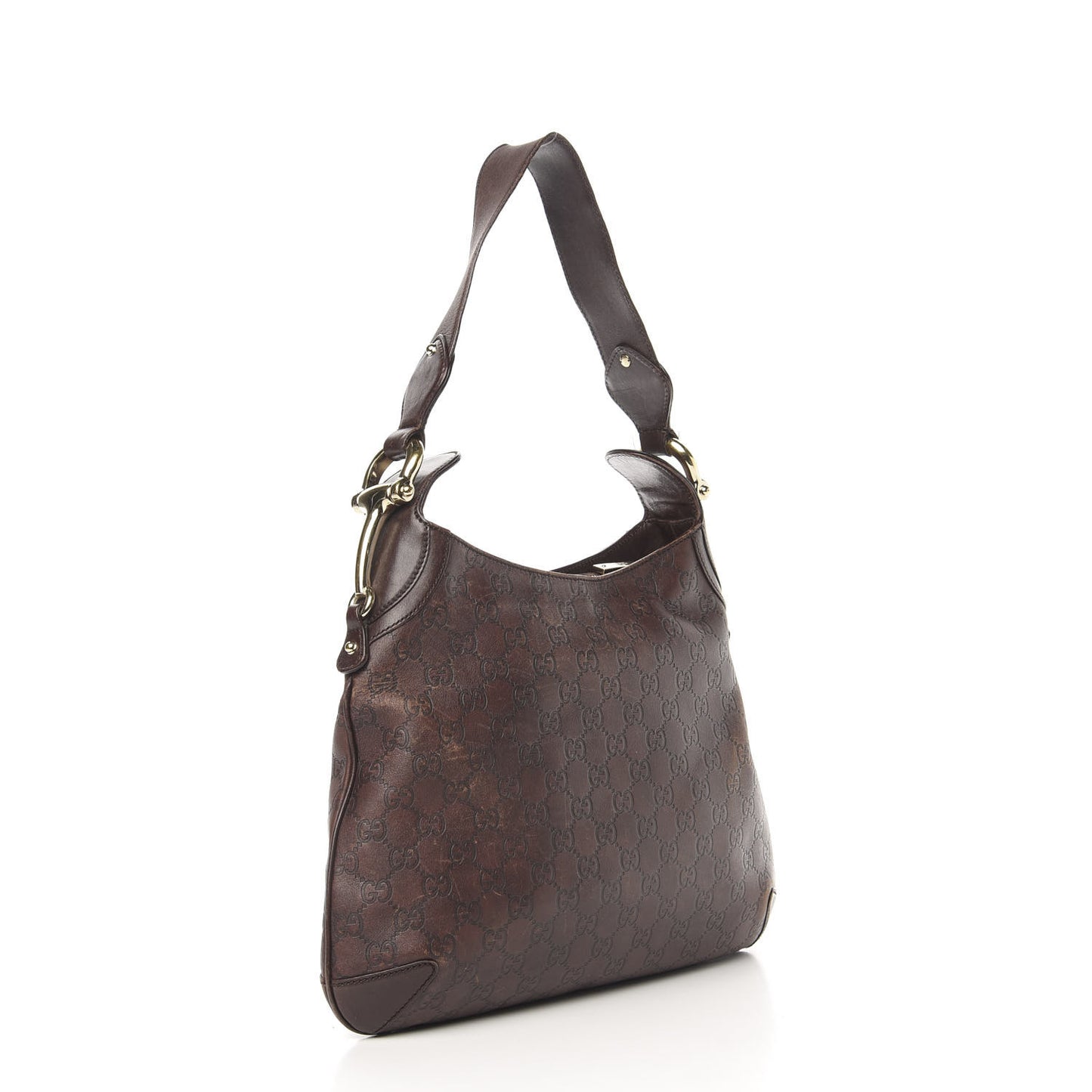 Guccissima Creole Hobo Chocolate