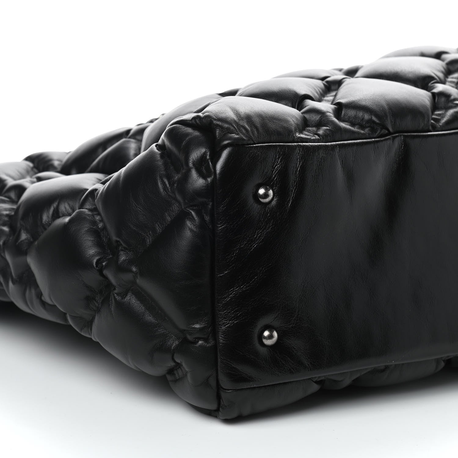 Chanel Calfskin Quilted Large Chesterfield Tote Black 8 of 10
