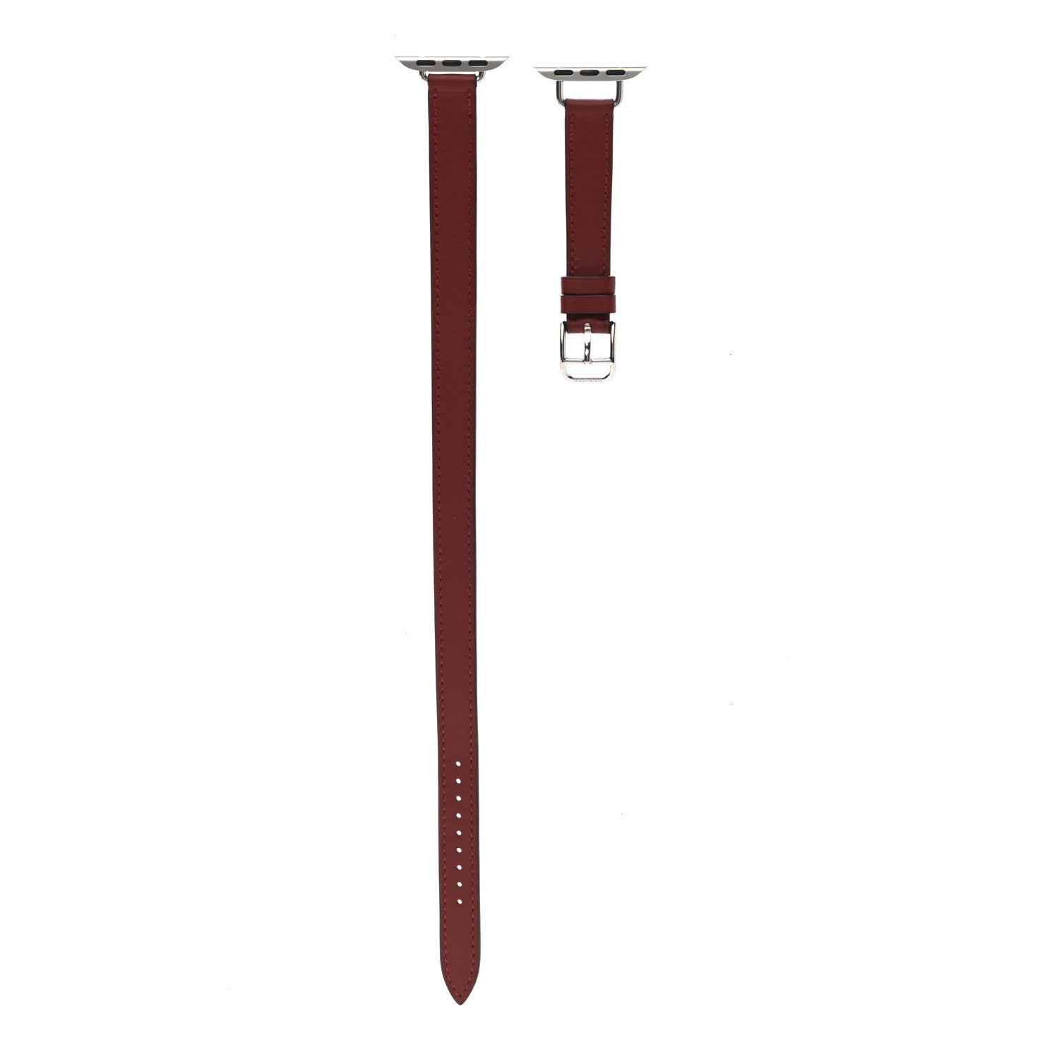 Hermes Swift 41mm Apple Watch Double Tour Band Rouge 1 of 6
