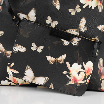 Givenchy Textured Coated Canvas Magnolia and Moth Print Large Antigona Tote 6 of 8