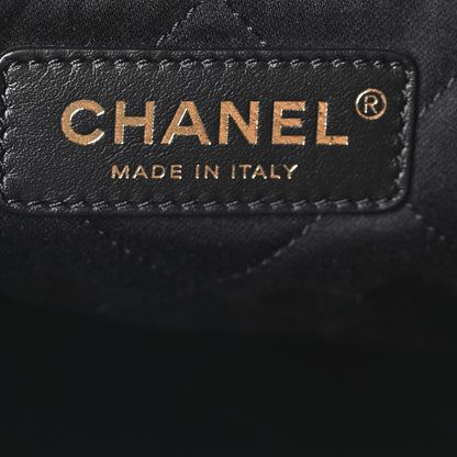 Chanel Shiny Calfskin Quilted Chanel 22 Backpack Black 6 of 10