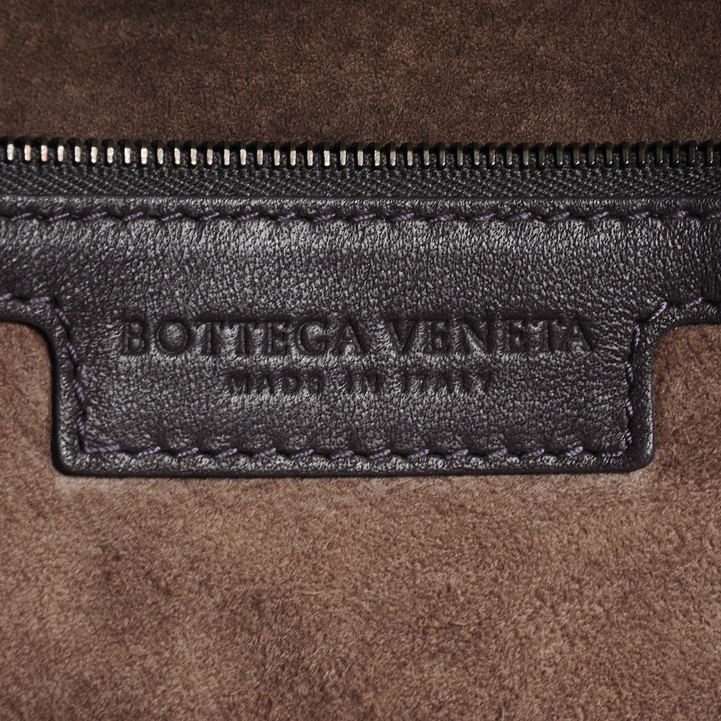 Nappa Intrecciato Large Veneta Hobo Ebano