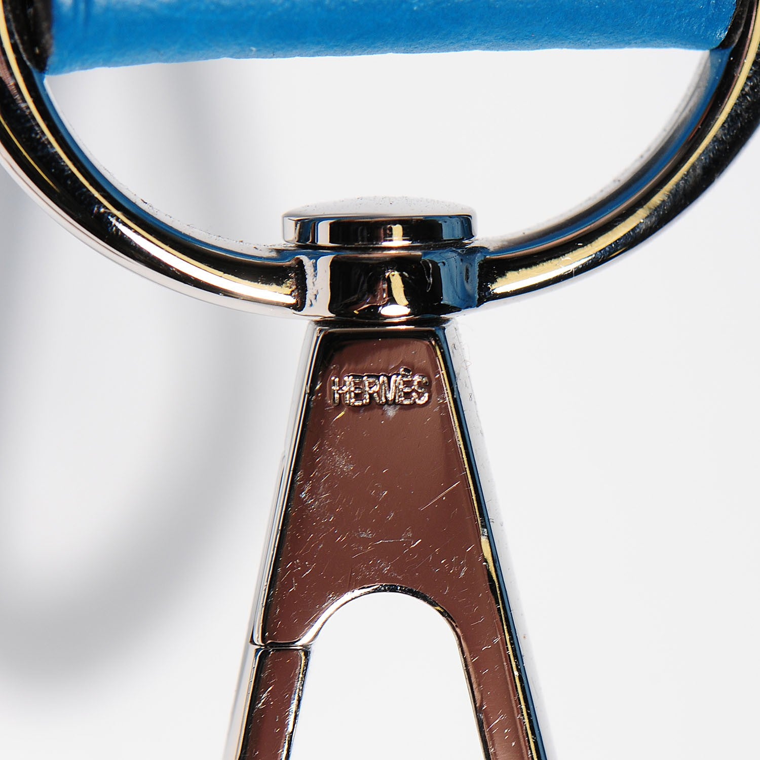 Hermes Taurillon Clemence Evelyne III GM Bleu Izmir 15 of 16