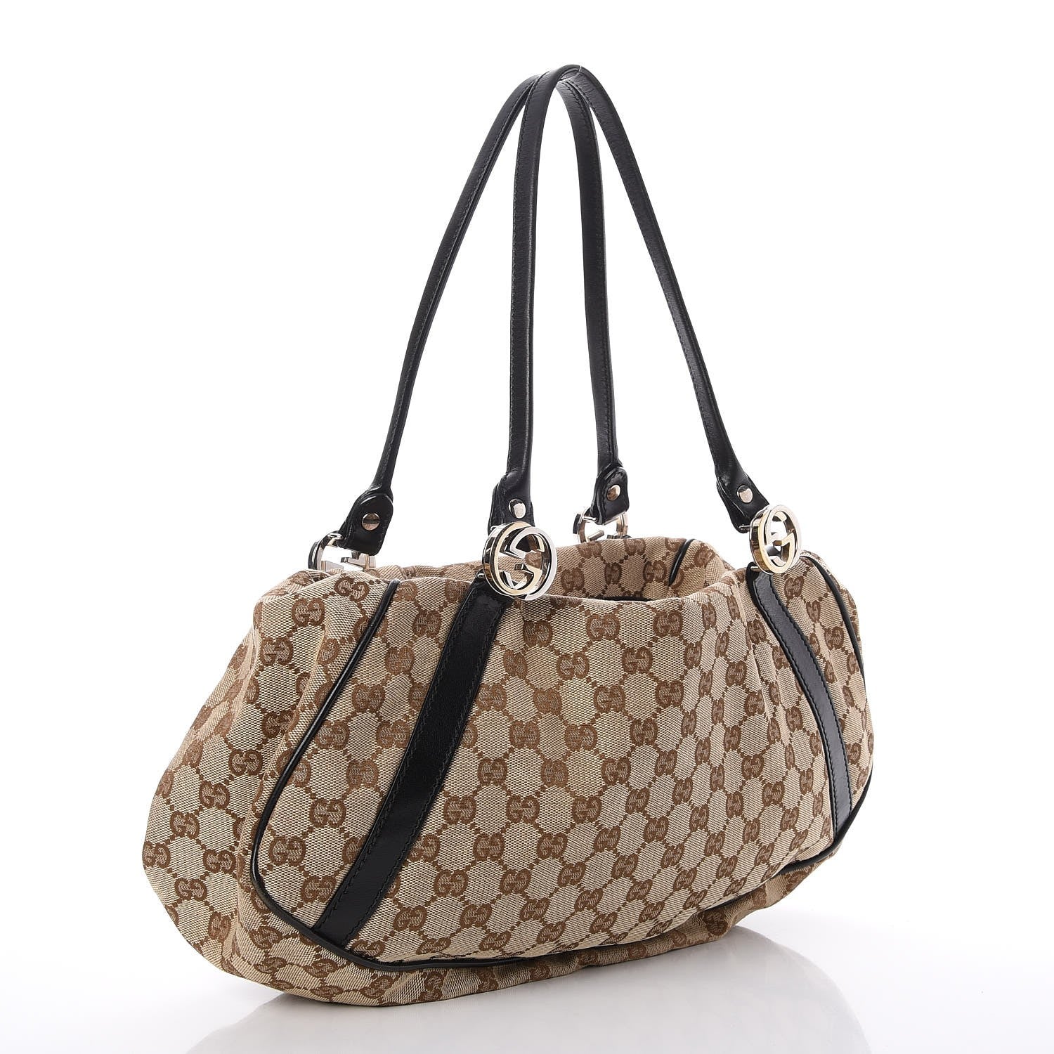 Gucci Monogram Medium GG Twins Tote Brown 3 of 7