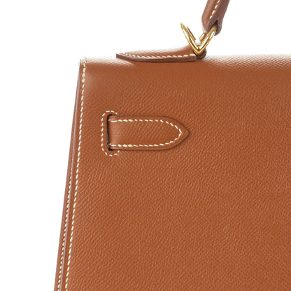 Hermes Epsom Kelly Sellier 32 Gold 12 of 26