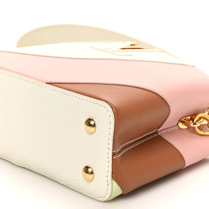 Louis Vuitton Taurillon Calfskin Patent Gelato Mini Capucines Fraise Pink 9 of 9
