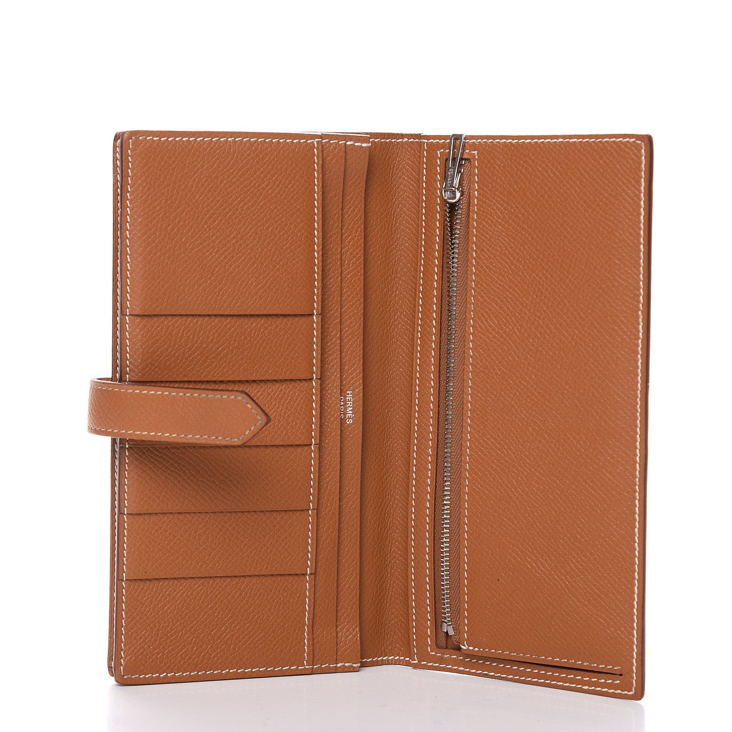 Hermes Epsom Bearn Gusset Wallet Gold 5 of 13