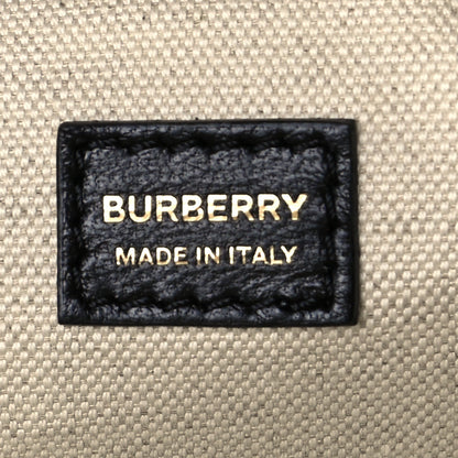 Burberry Lambskin Suede Quilted Small Double Cube Bag Black 7 of 12