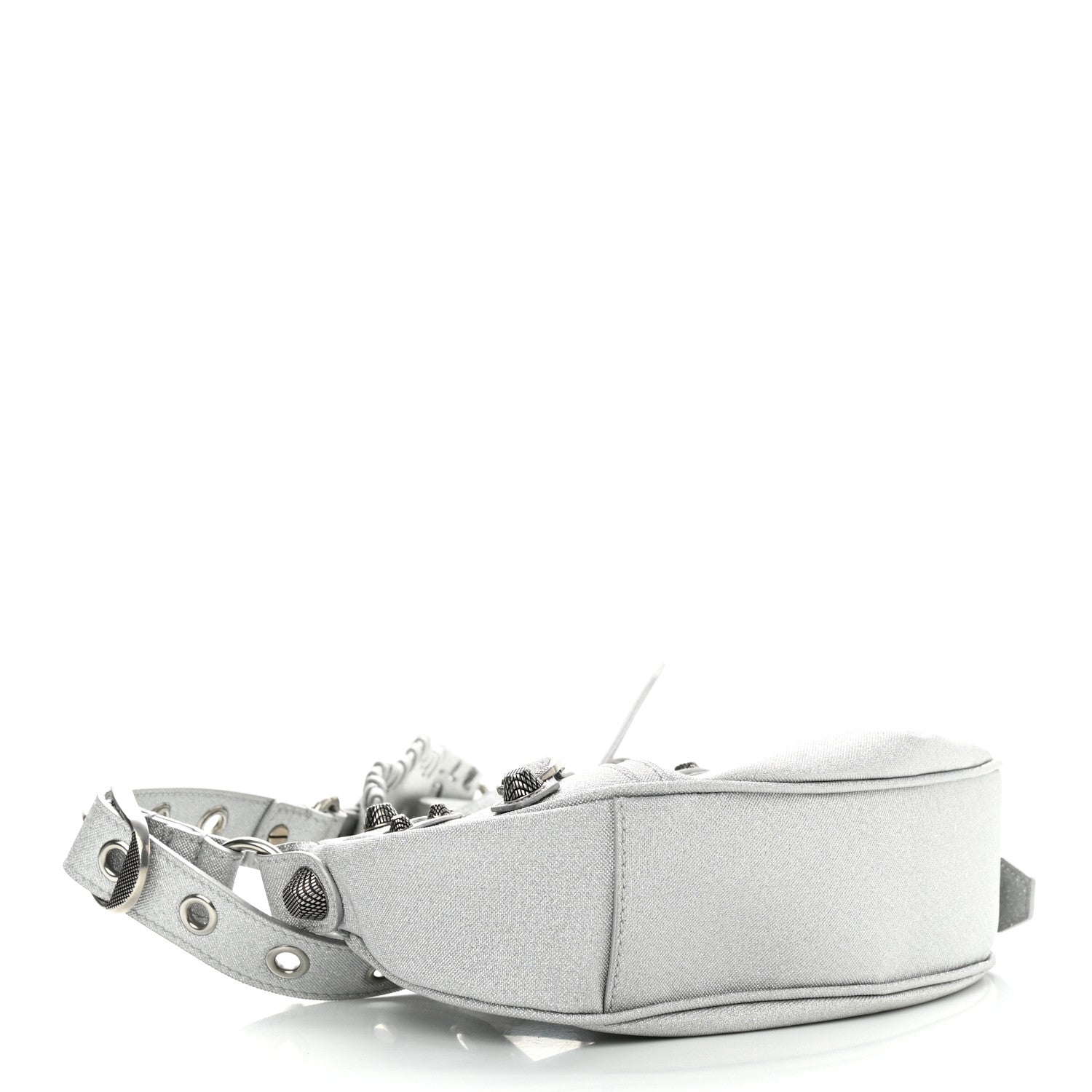 Balenciaga Sparkling Fabric Le Cagole Shoulder Bag XS Silver 4 of 10