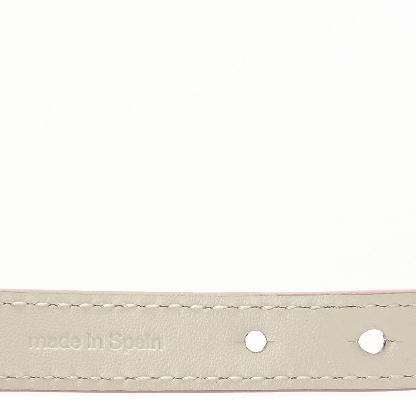 Calfskin Iconic Bracelet 17 Rose Poudre