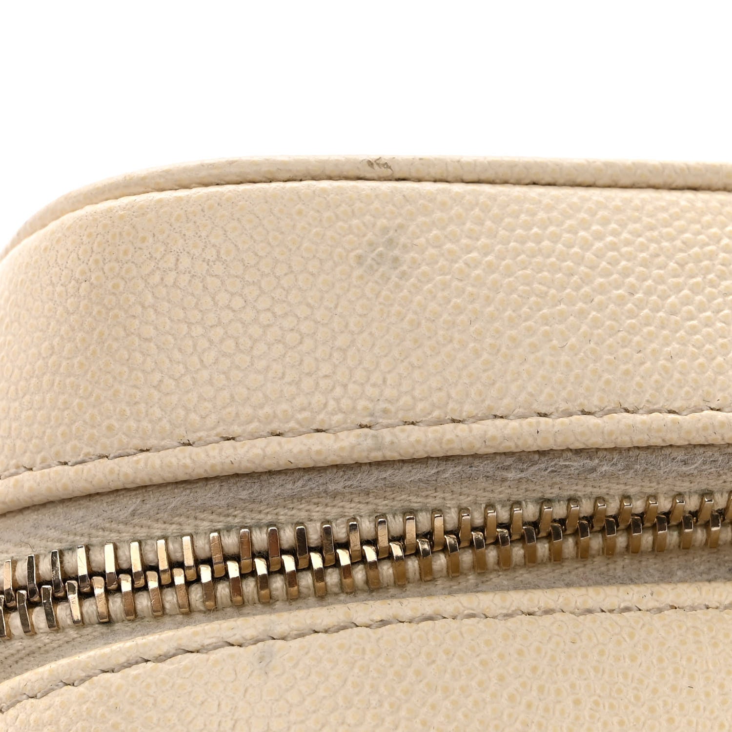 Chanel Caviar Quilted Small In & Out Camera Case White 11 of 12