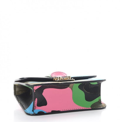 Valentino Garavani Nappa Canvas Camouflage Mini Glam Lock Rockstud Flap Multicolor 4 of 9