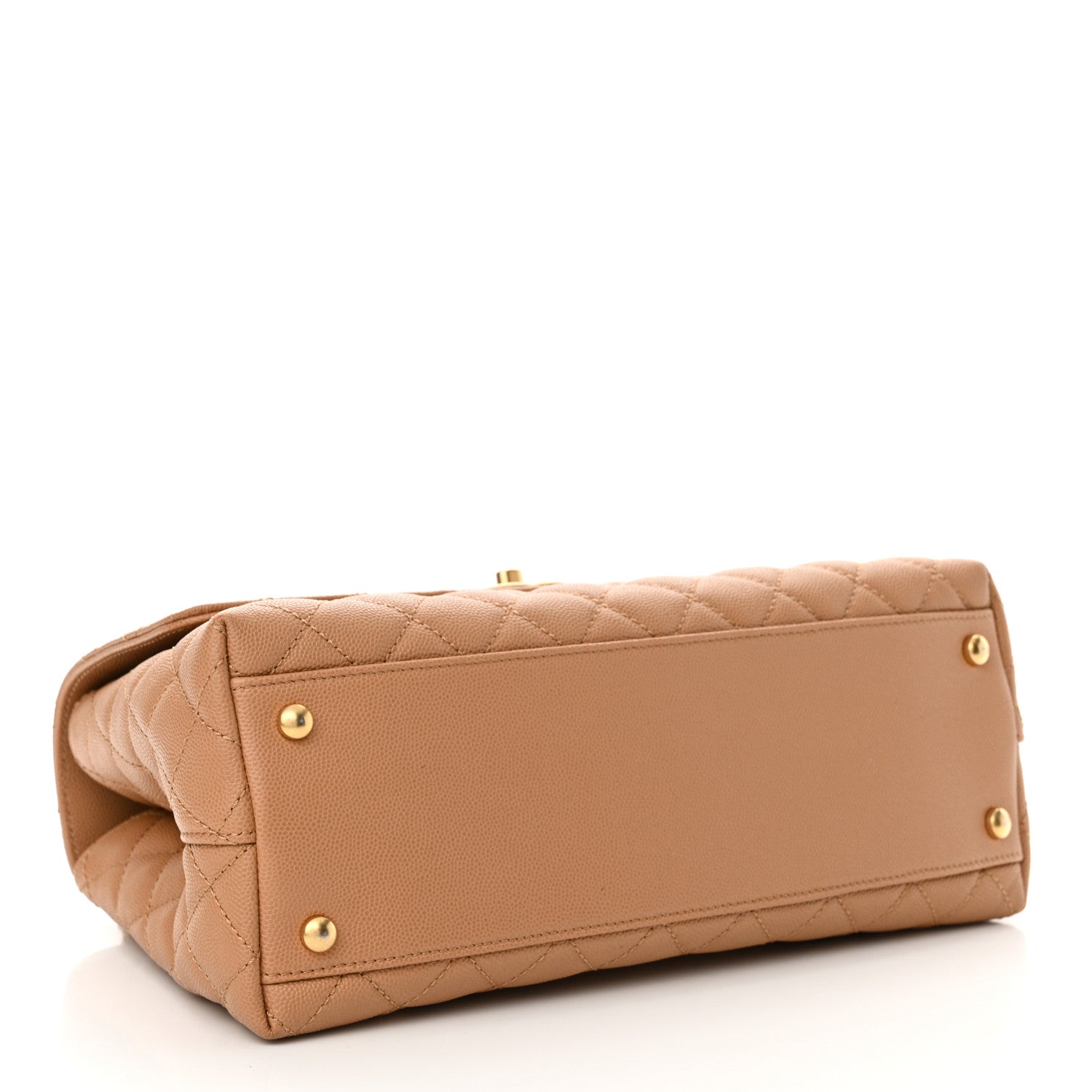 Chanel Caviar Quilted Small Coco Chain Handle Flap Brown 4 of 11