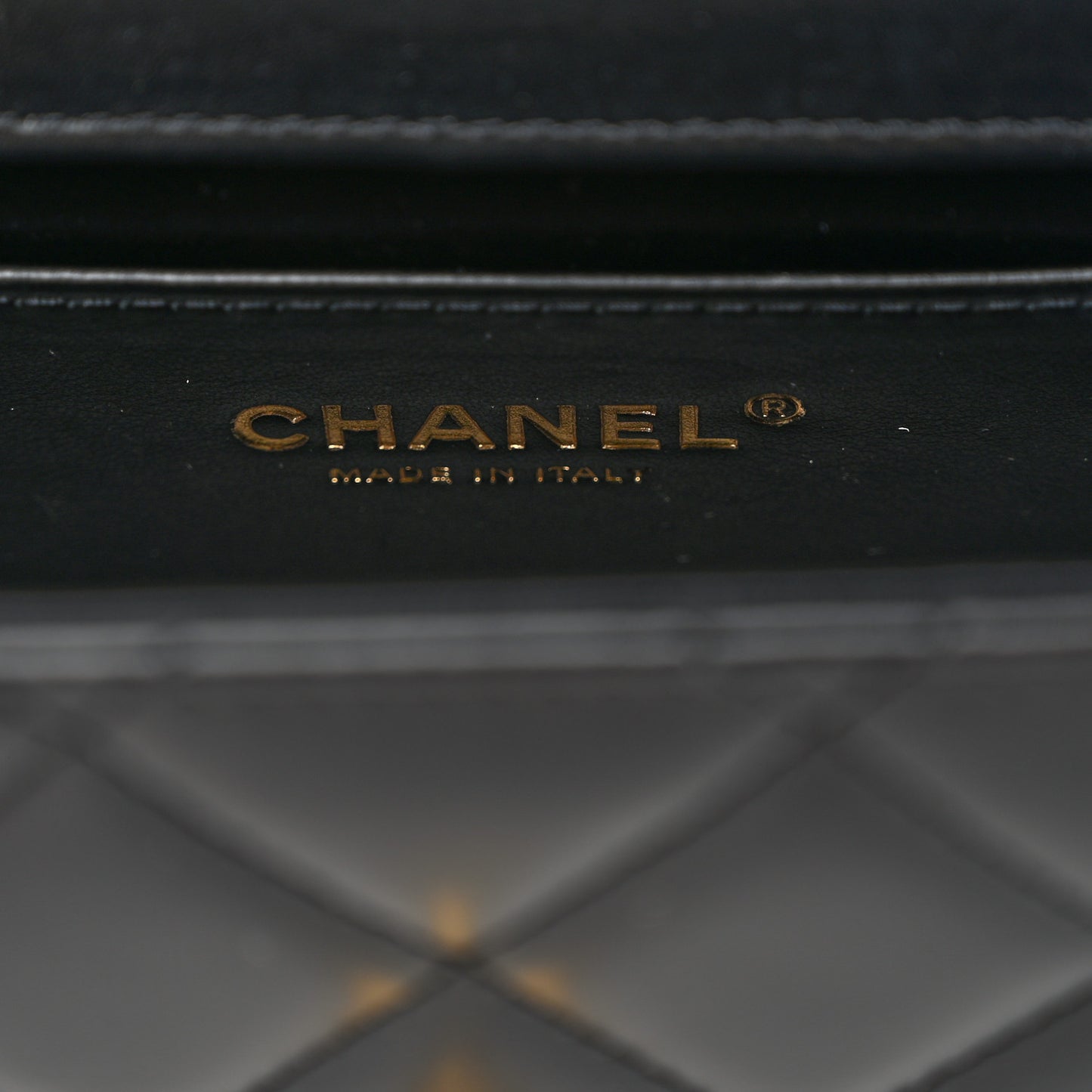 Calfskin Quilted Mini Perfect Fit Flap Black
