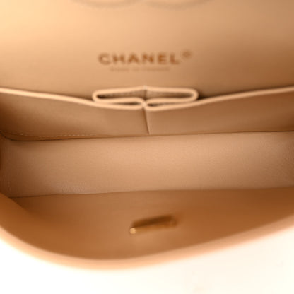 Chanel Caviar Quilted Medium Double Flap Beige 5 of 10