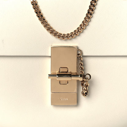 Chloe Calfskin Mini Drew Shoulder Bag White 10 of 14