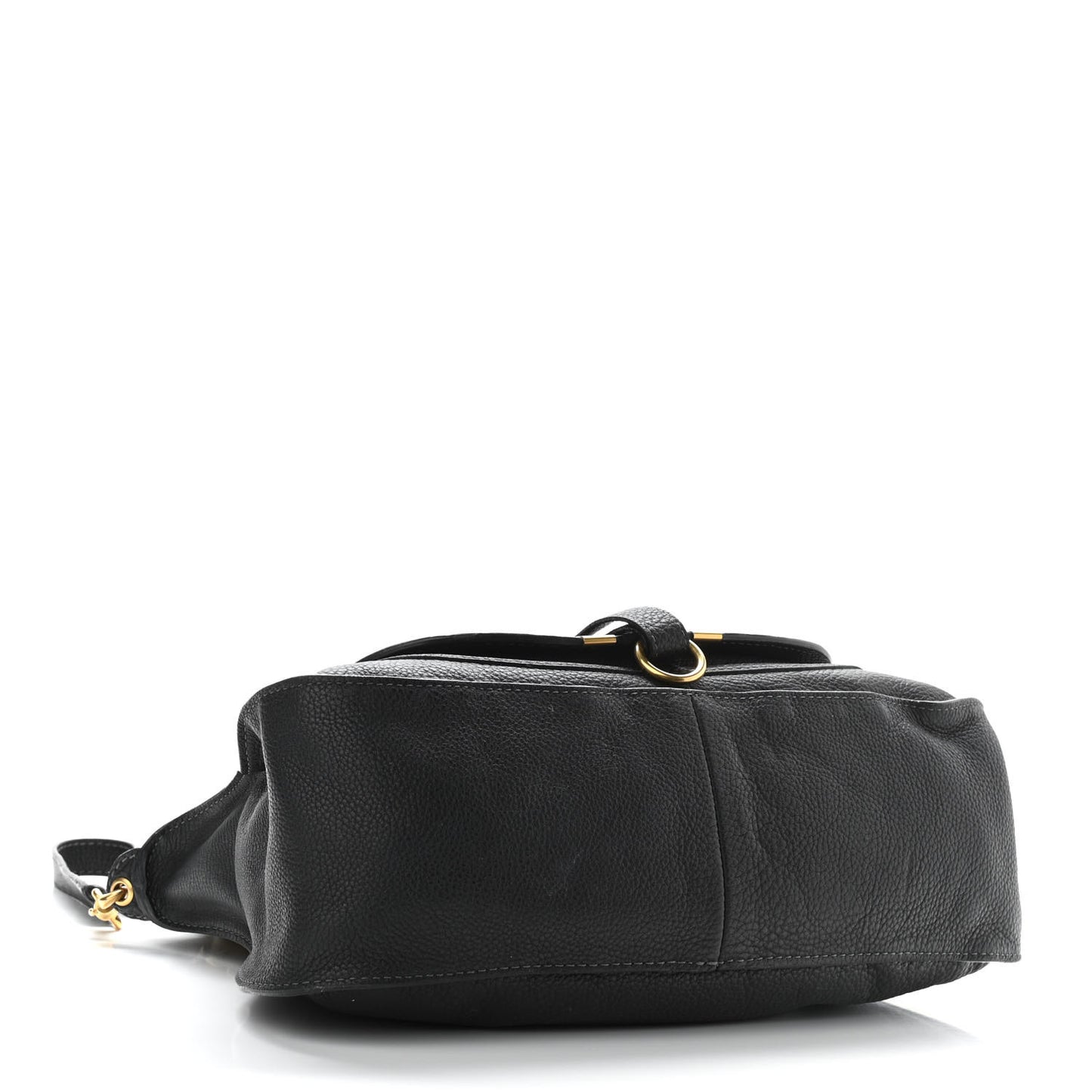 Calfskin Medium Marcie Satchel Black