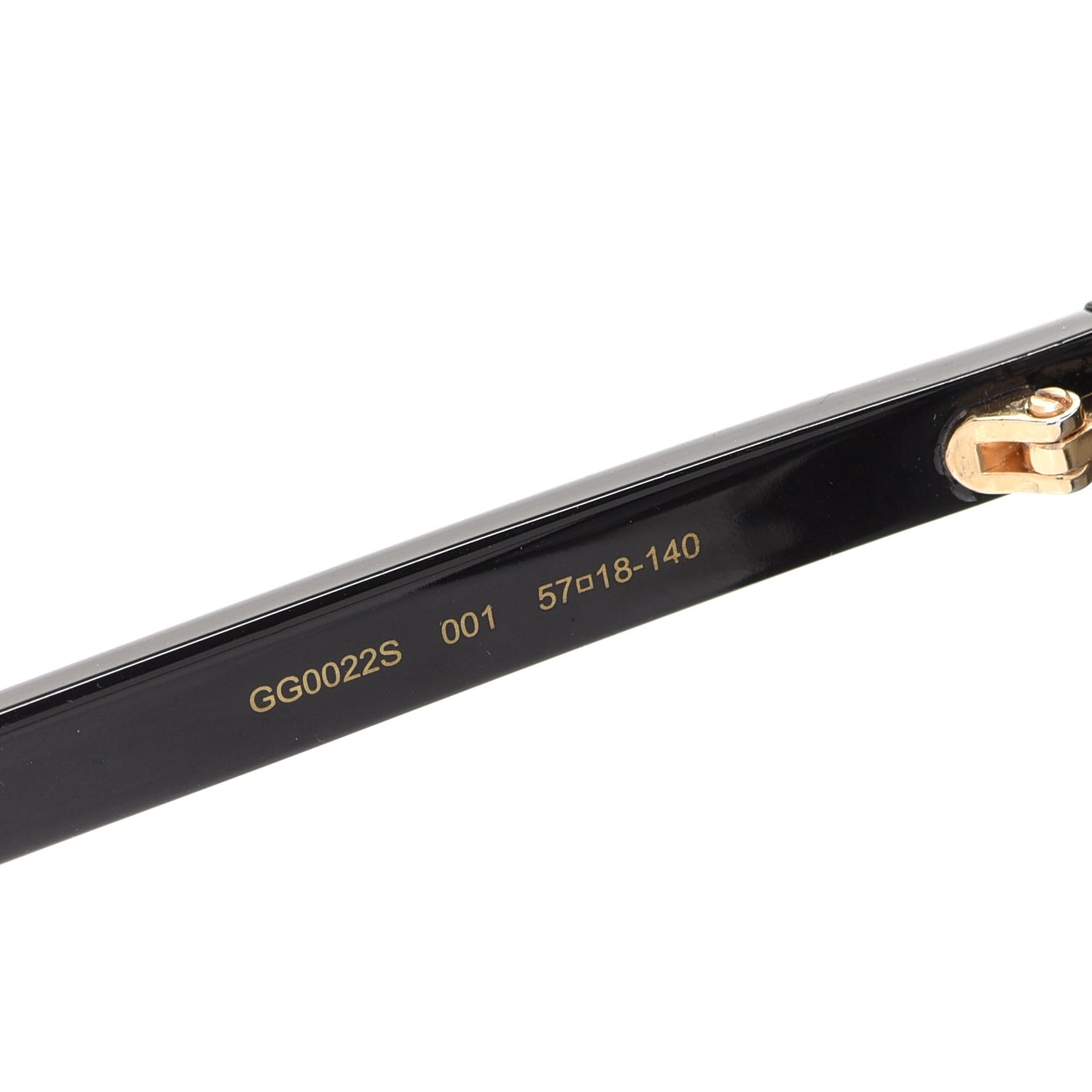 Acetate GG Sunglasses GG0022S Black