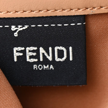 Fendi Vitello Termolagoon F is Fendi FF 1974 Embossed Continental Envelope Wallet On Chain Miele Scuro 6 of 11