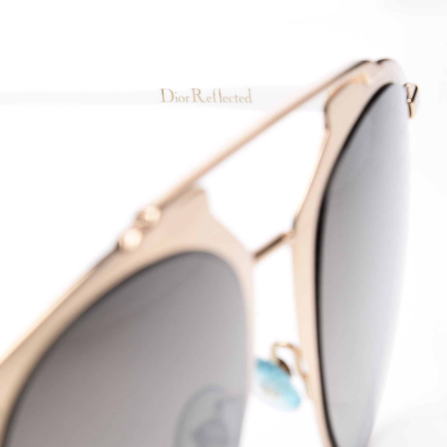 Christian Dior Reflected Sunglasses Rose Gold White 5 of 9