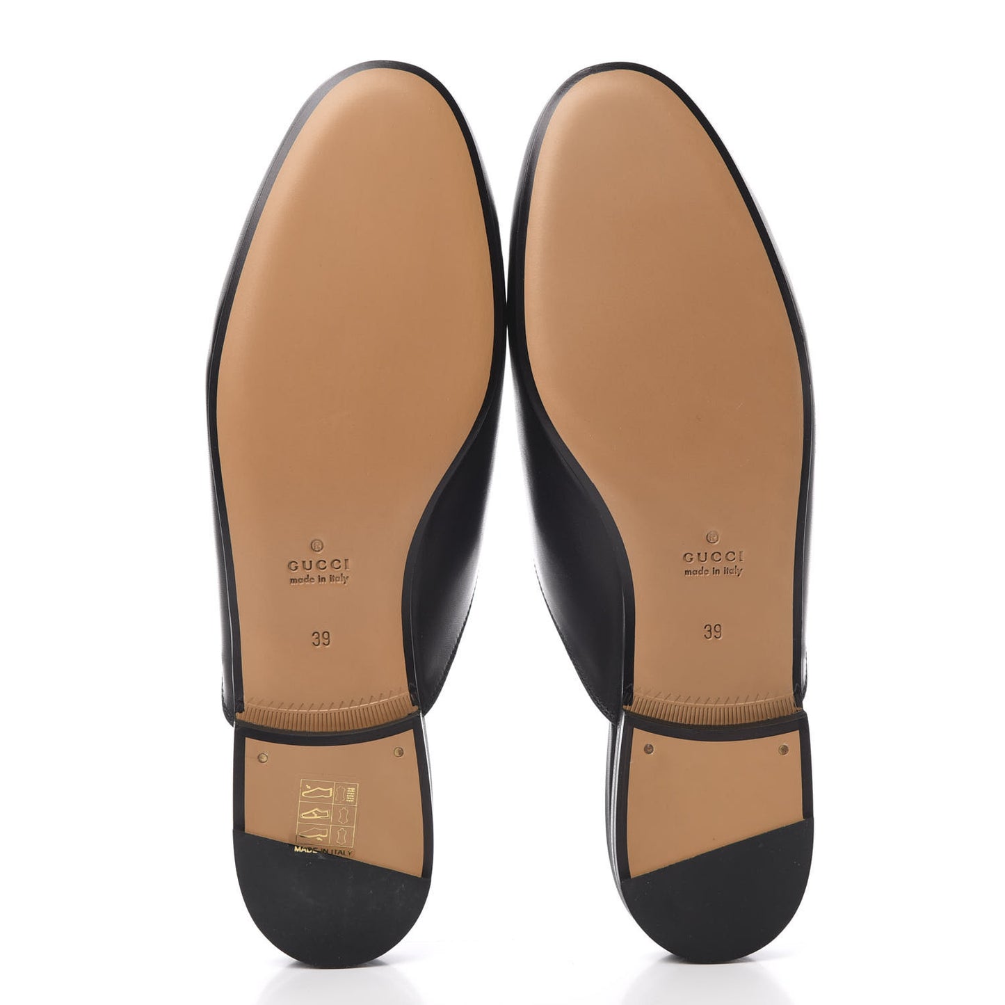Calfskin Flower Embroidered Princetown Slippers 39 Black