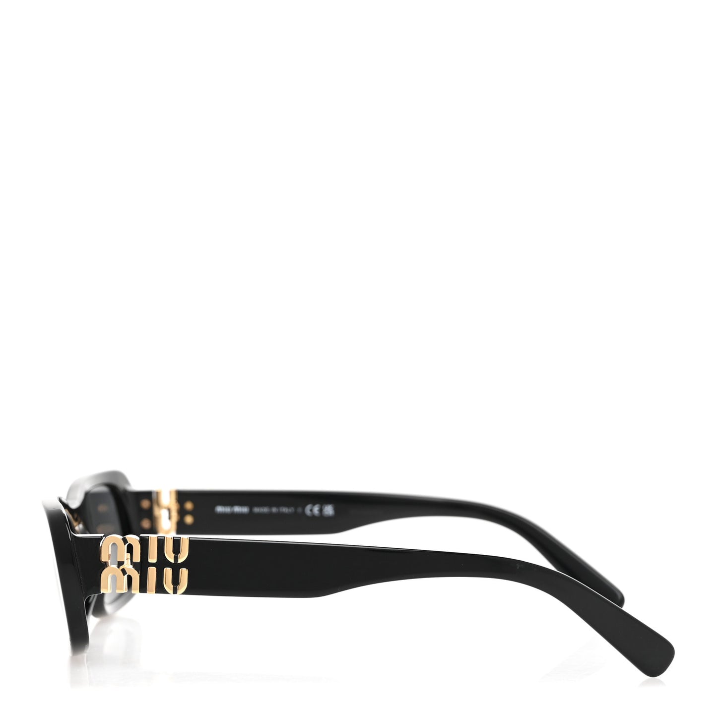 Acetate Rectangle Sunglasses SMU 08Z  Black