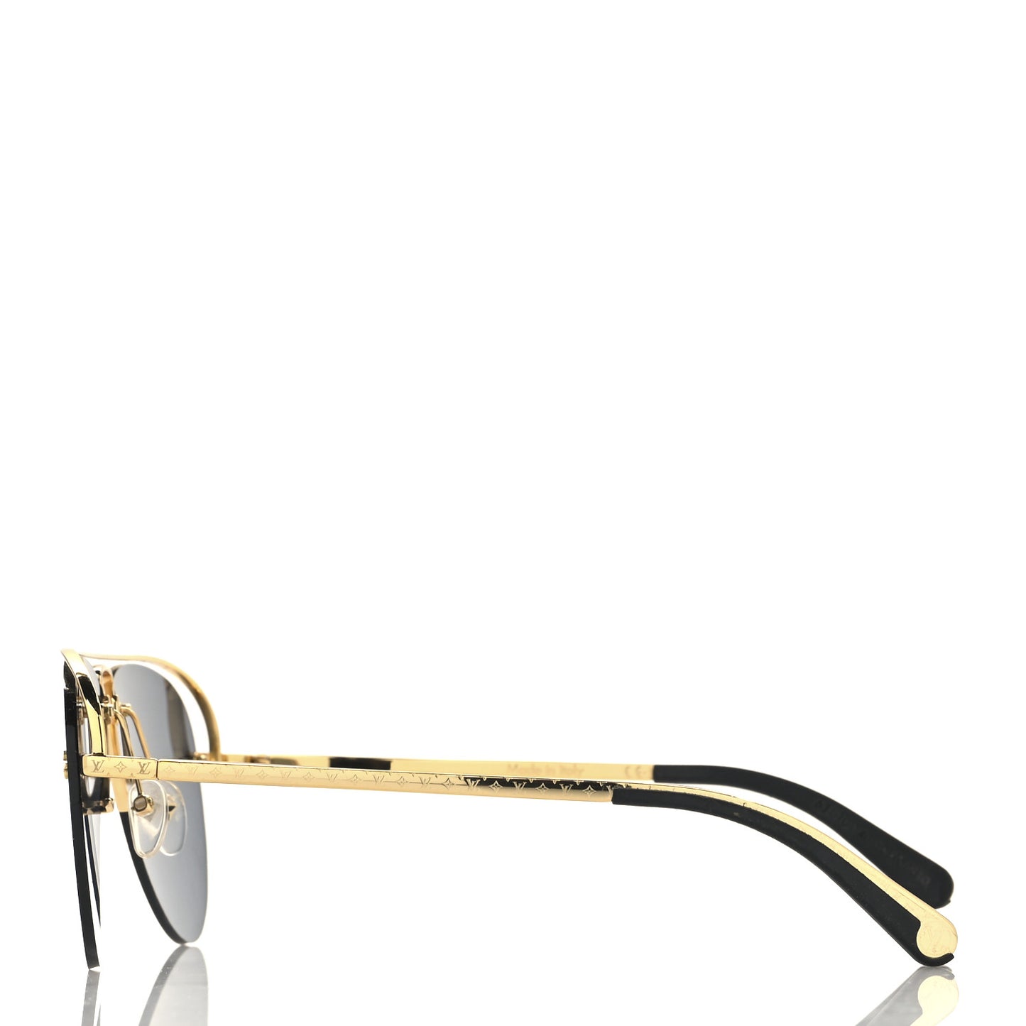 Metal Monogram Grease Sunglasses Z1172W Gold