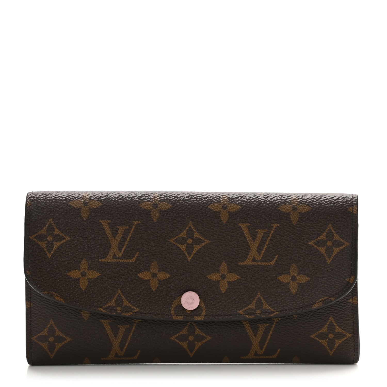 Louis Vuitton Monogram Emilie Wallet Rose Ballerine 1 of 14